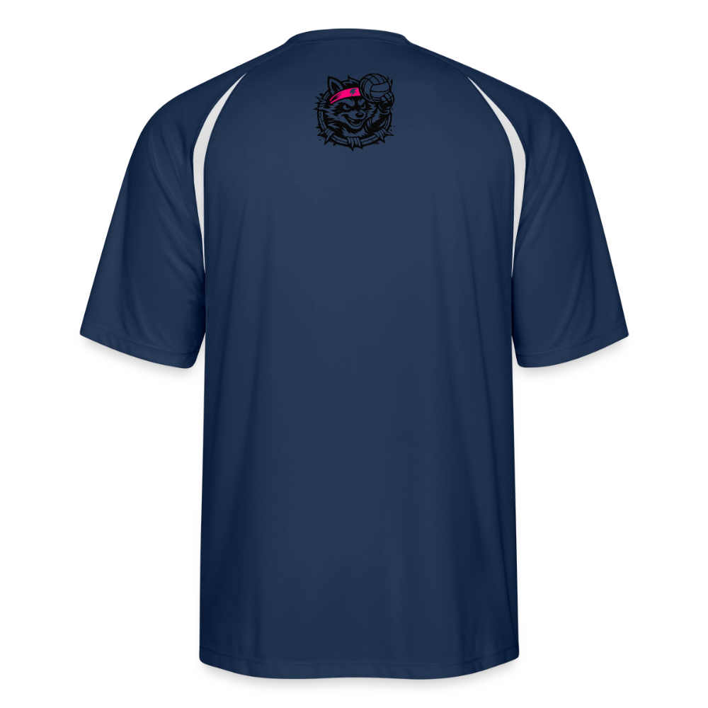 Men’s Cooling Performance Color Blocked Jersey - navy/white