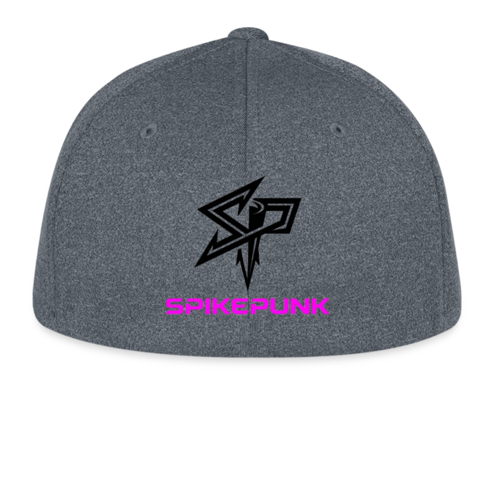 Flexfit  Melange Baseball Cap - dark heather gray