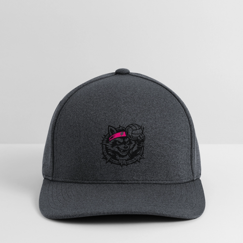 Flexfit  Melange Baseball Cap - dark heather gray