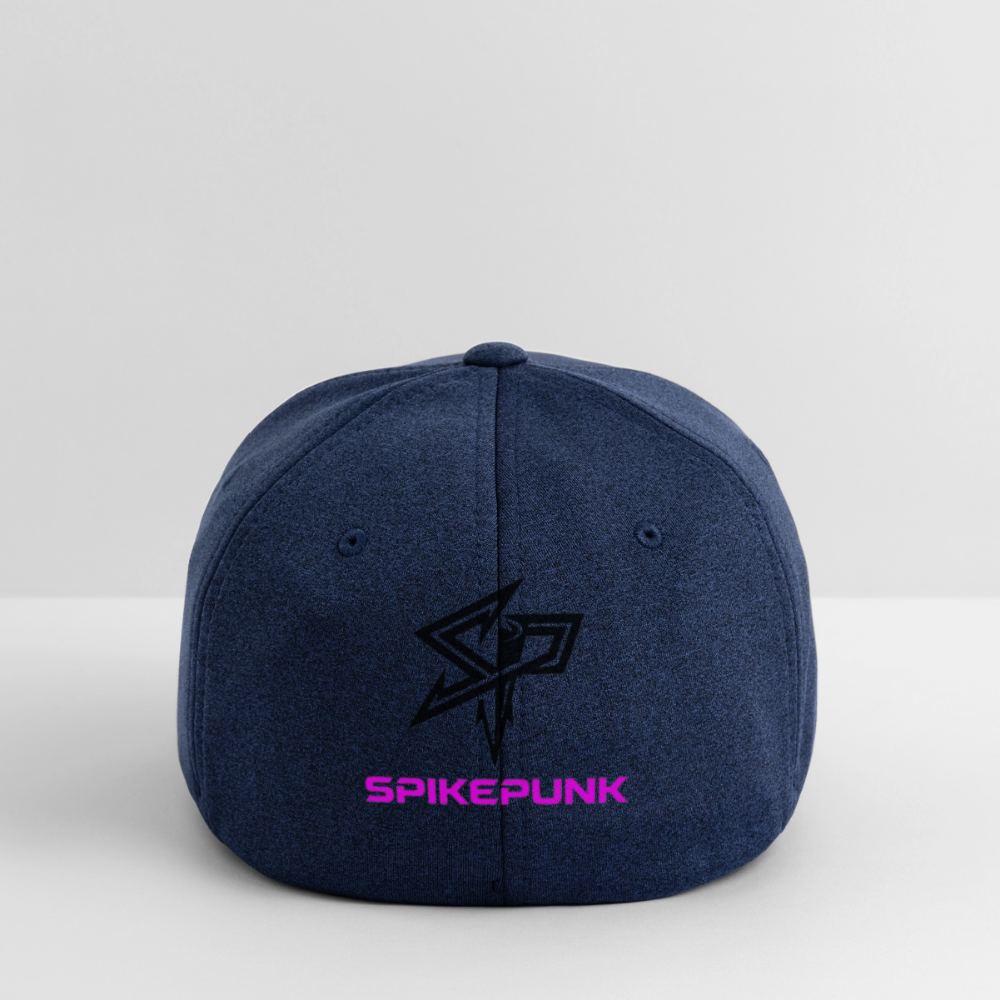Flexfit  Melange Baseball Cap - heather navy
