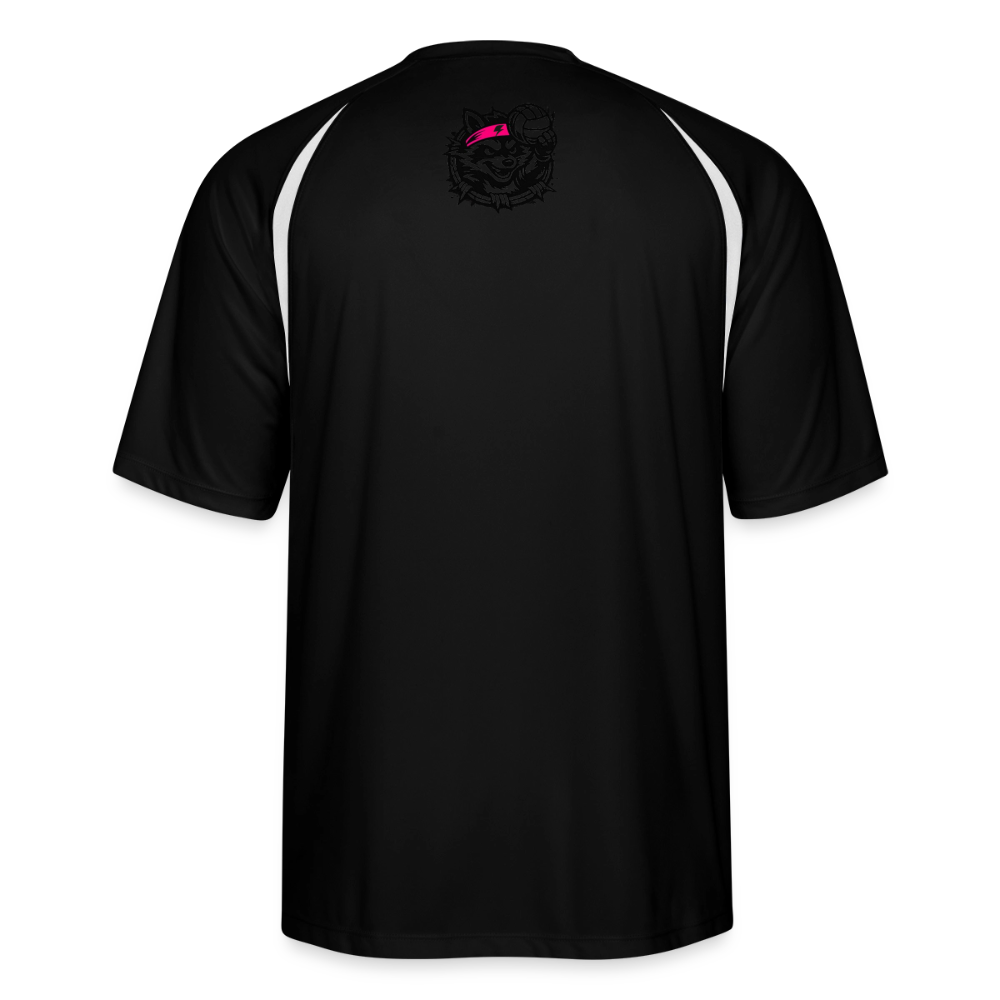 Men’s Cooling Performance Color Blocked Jersey - black/white