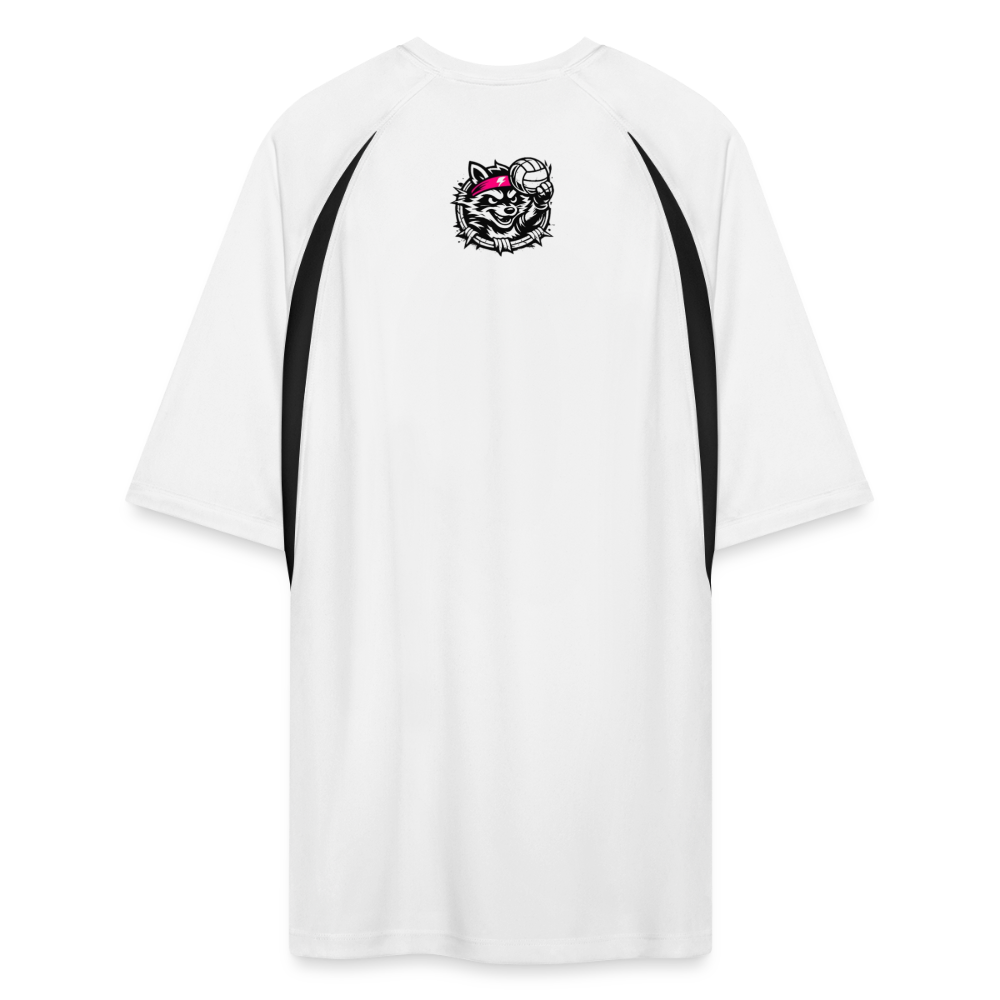 Men’s Cooling Performance Color Blocked Jersey - white/black