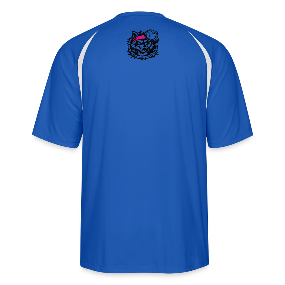 Men’s Cooling Performance Color Blocked Jersey - royal/white