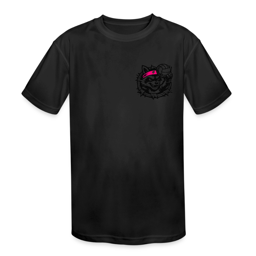 Kids' Moisture Wicking Performance T-Shirt - black