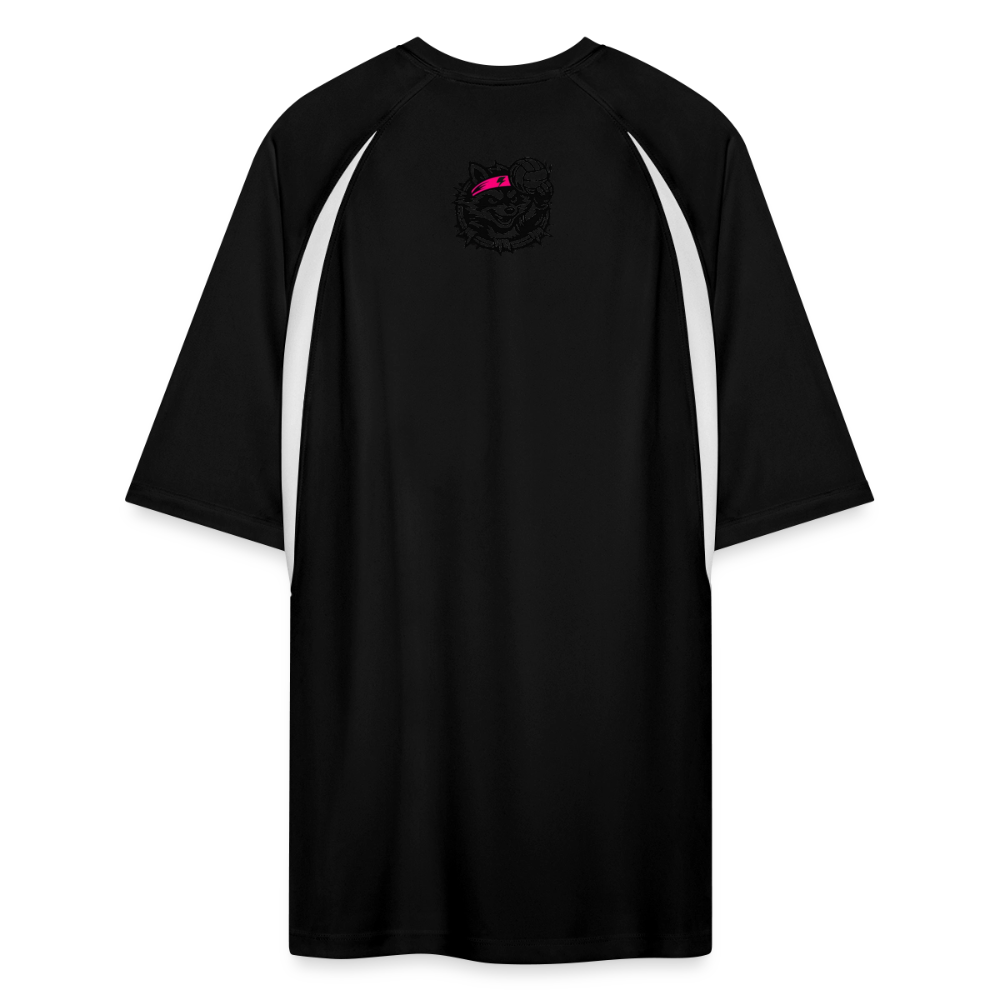 Men’s Cooling Performance Color Blocked Jersey - black/white