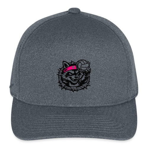 Flexfit  Melange Baseball Cap - dark heather gray