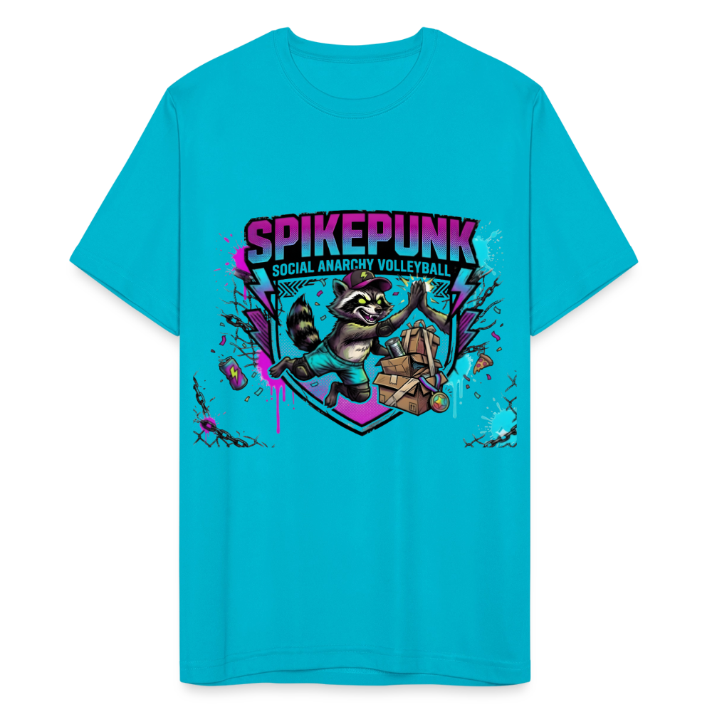 Men’s Moisture Wicking Performance T-Shirt - turquoise