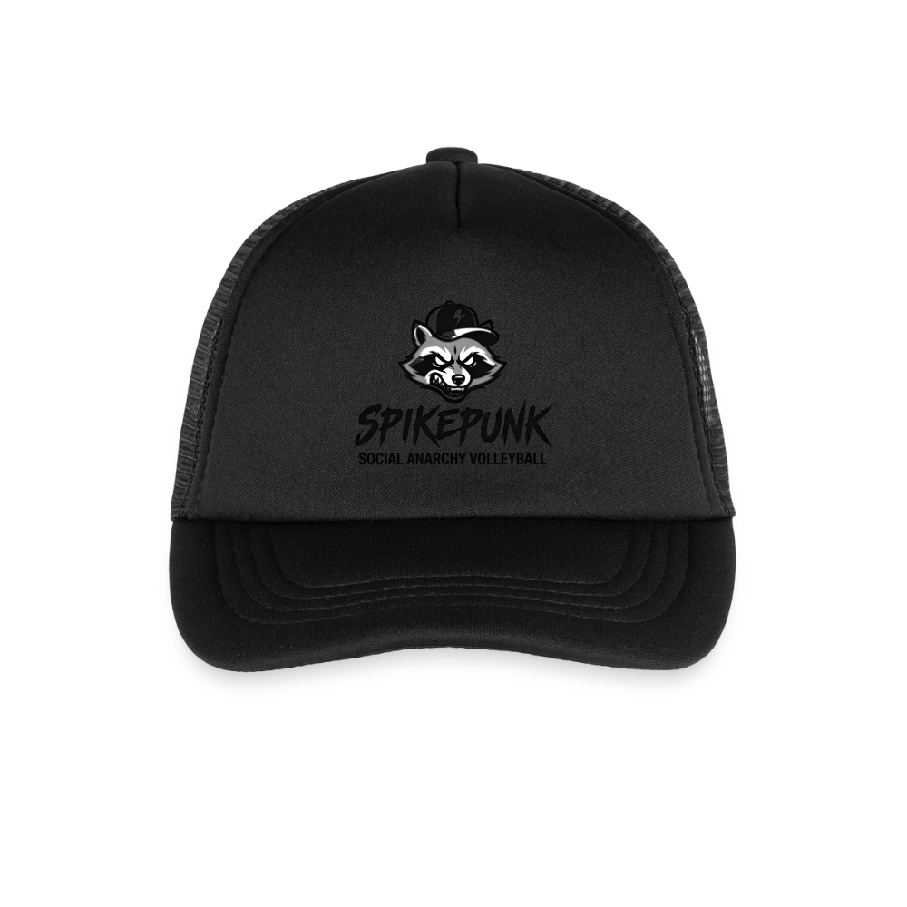 Kid's Trucker Cap - black