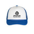 Kid's Trucker Cap - white/royal blue