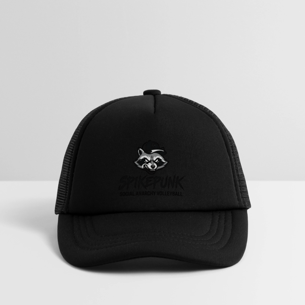 Kid's Trucker Cap - black