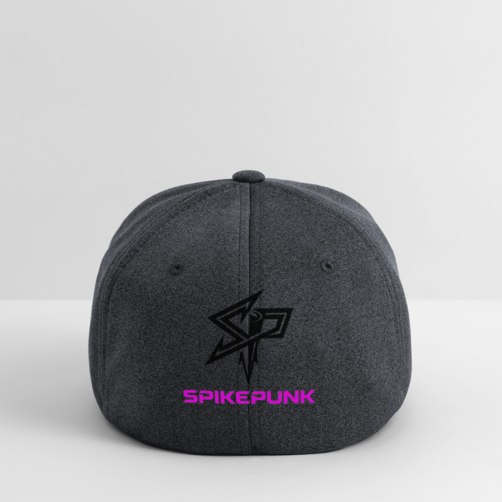 Flexfit  Melange Baseball Cap - dark heather gray