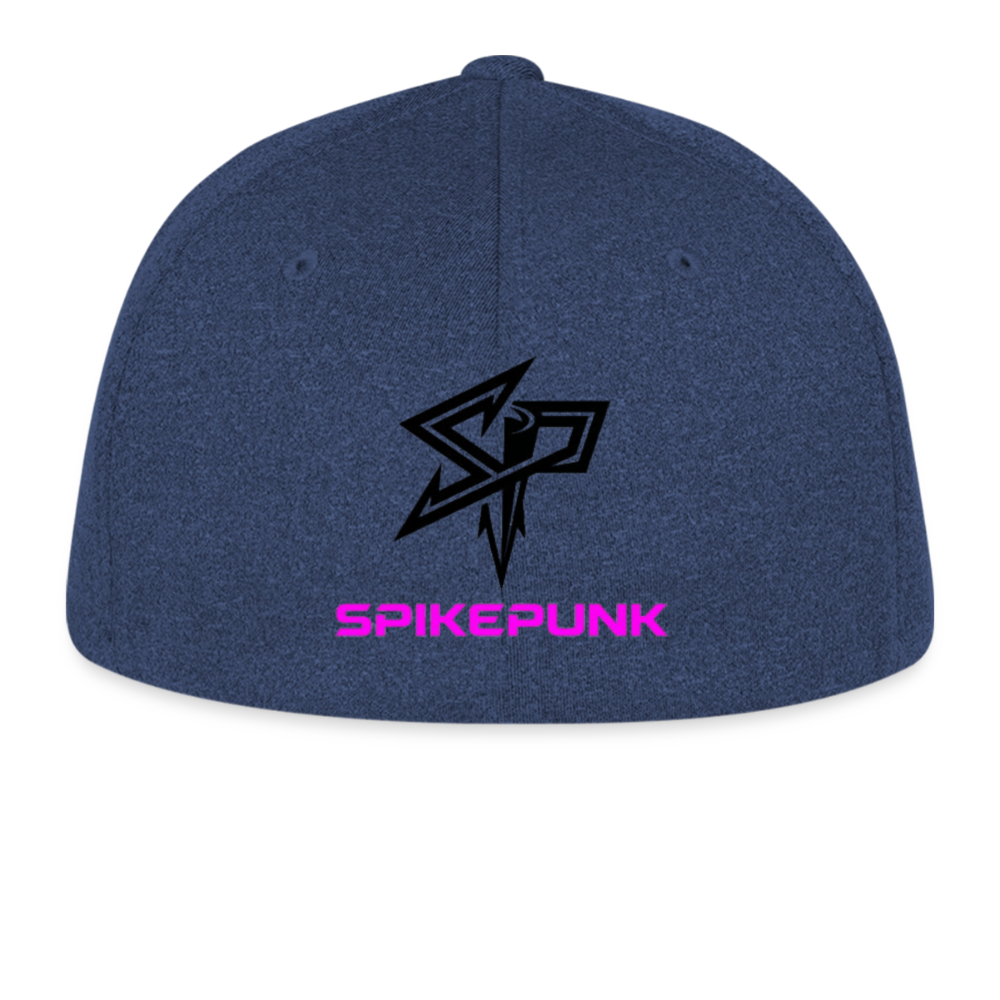 Flexfit  Melange Baseball Cap - heather navy