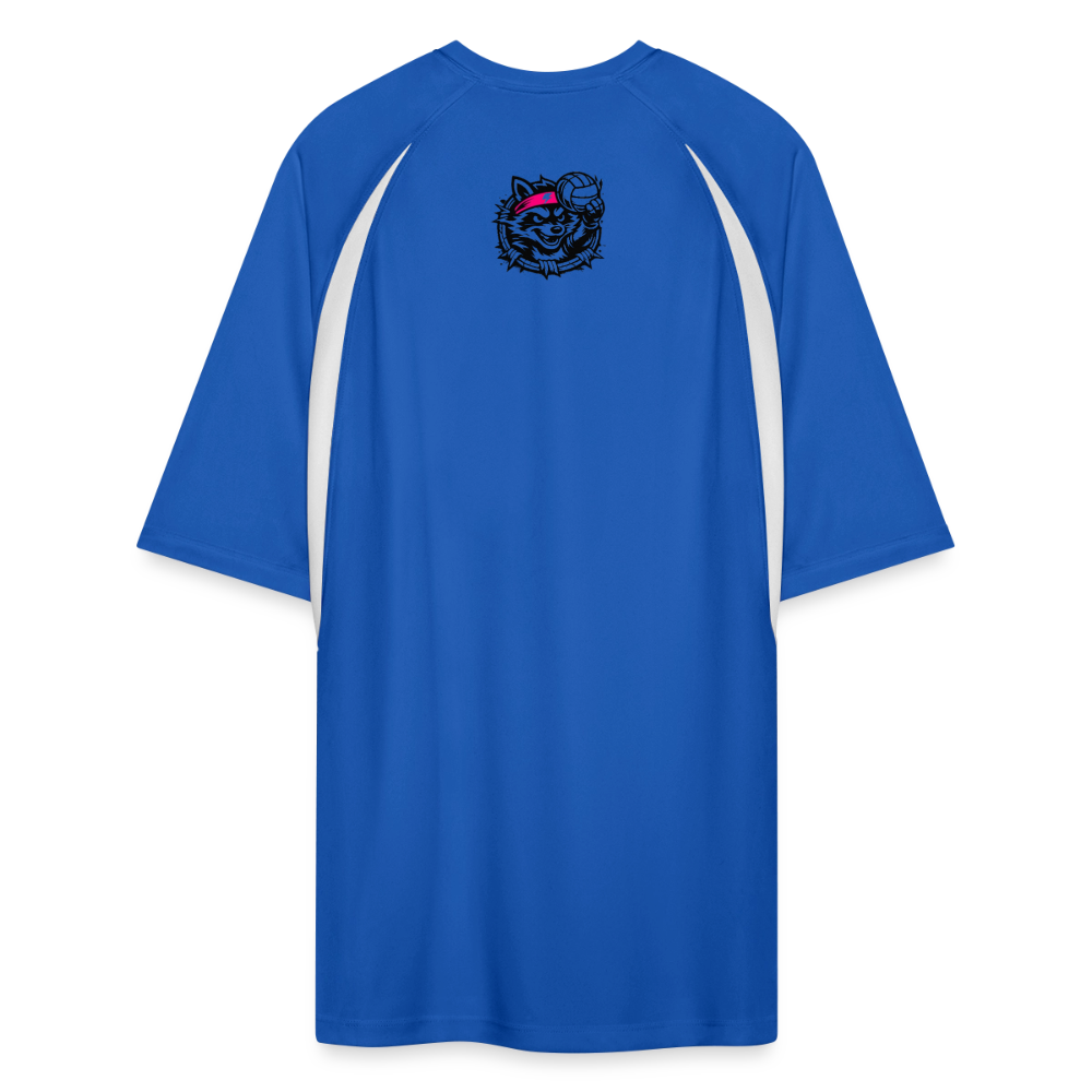 Men’s Cooling Performance Color Blocked Jersey - royal/white
