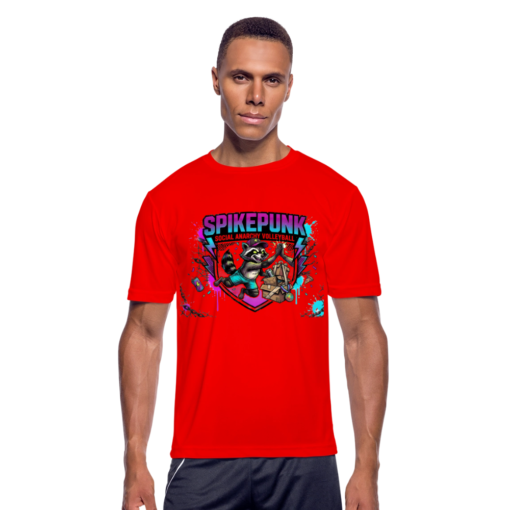 Men’s Moisture Wicking Performance T-Shirt - red
